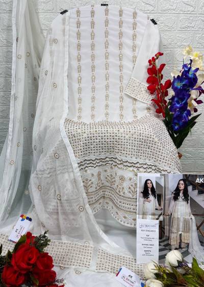 D.NO. 4010 BY ALK GEORGETTE SALWAR KAMEEZ WHOLESALER IN INDIA